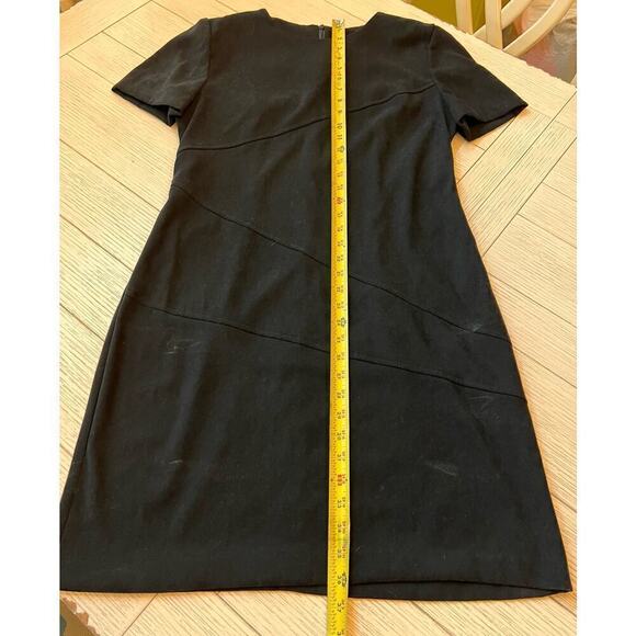 Jessica Howard sz 12 black rayon spandex sheath knee length dress. - Picture 3 of 7